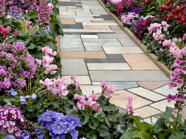 Garden Path Installation in Mill Valley