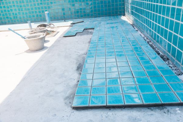 Pool Flooring Installation in Mill Valley