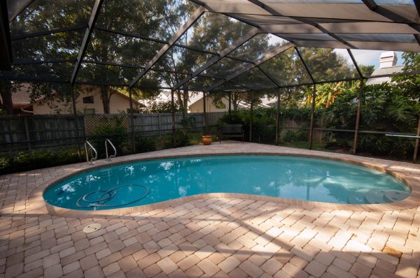 Pool Area Paving in Mill Valley