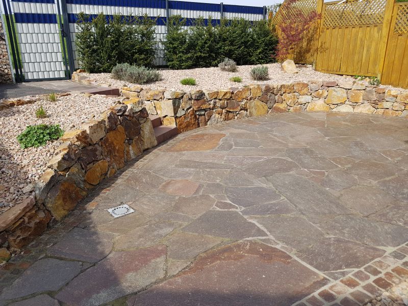 Flagstone Patio Construction